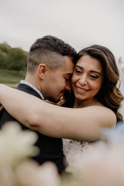 New Jersey Wedding couple standing together