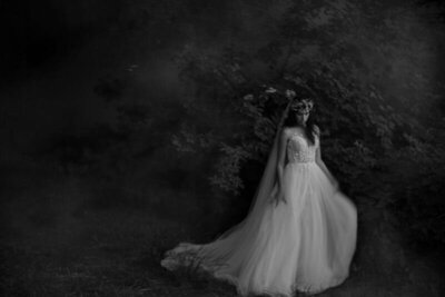 gothic moody wedding photographer00002
