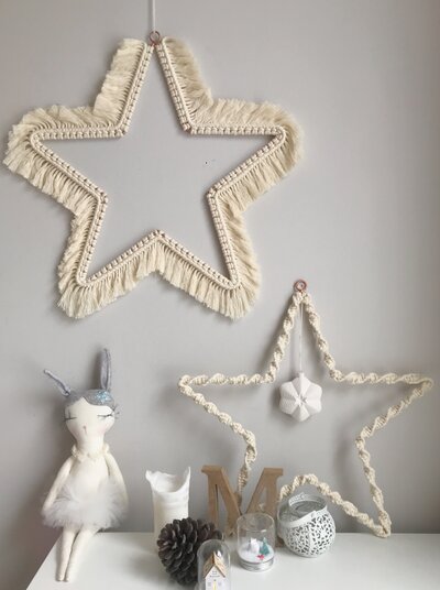 Macrame Christmas Star tutorial