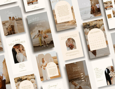 Boho Instagram templates voor fotografen