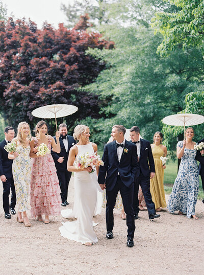 Fine art wedding portrait of couple at Dover Hall estate in Virginia during a European-inspired black-tie wedding, by luxury wedding photographer Washington DC and Seattle