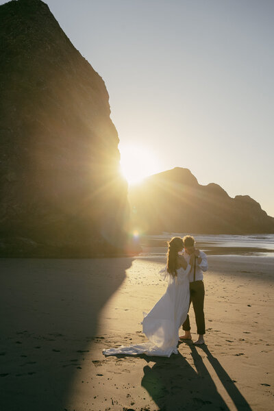 Brookings oregon coast elopement photographer-16
