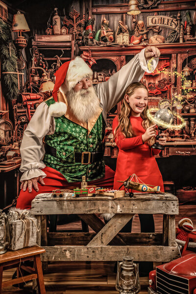 santas workshop photos in Knoxville TN