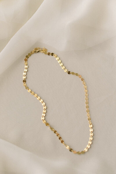 a gold chain
