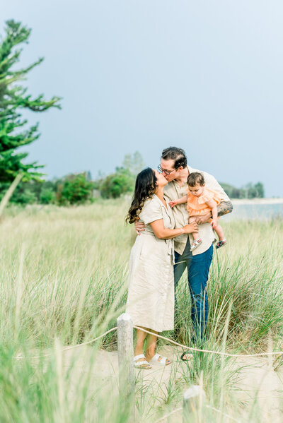 sleeping bear dunes family portrait photography