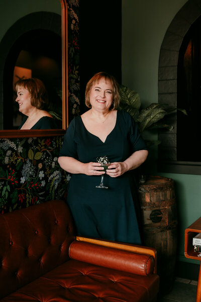 Podcast cover art for “The Empowered Woman Show with Lisa Carmichael,” where Shannon discusses how photography empowers women to feel seen and confident.