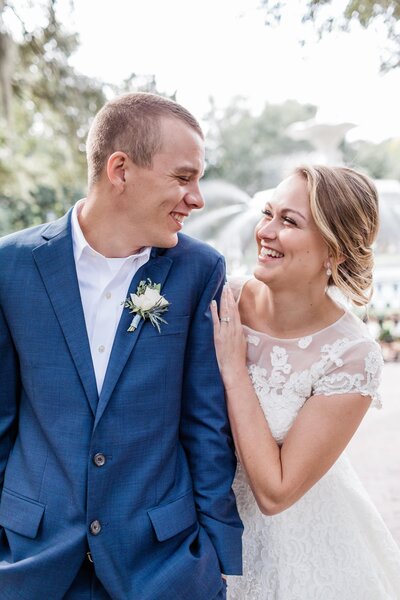Kelli + Trey -  Elopement in Lafayette Square in Savannah - The Savannah Elopement Package, Flowers by Ivory and Beau