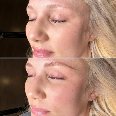 Highly rated eyebrow microblading services by ARCJED Coastal in Gulf Shores, Alabama.
