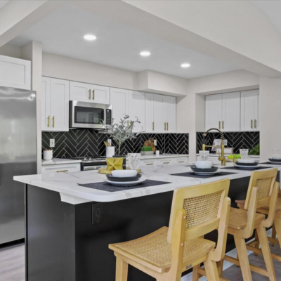 Kitchen after house staging
