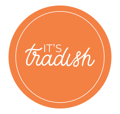 It's Tradish | secondary logo orange