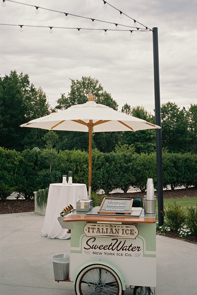 Sweet Water Ices Cart at The Maxwell