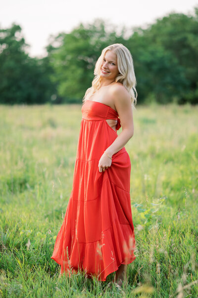 Kansas City Senior Pictures at Shawnee Mission Park