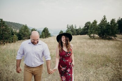 Denver proposal photoshoot in the spring