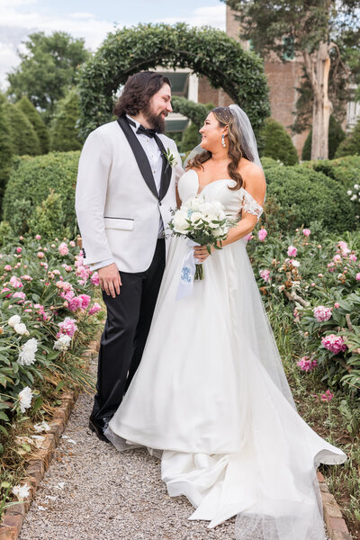dog on wedding day clementine nashville wedding