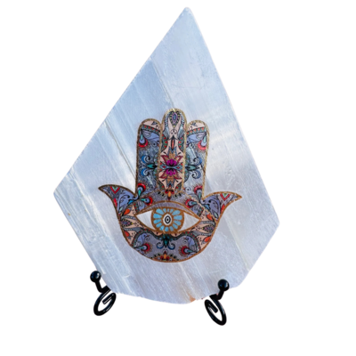 hamsa evil eye crystal protection soul bling jewelry