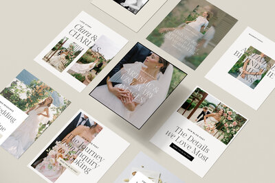 Canva Templates, Canva Instagram Templates for Photographers Creative Small Business Owners With Grace and Gold - Best Showit Web Designer