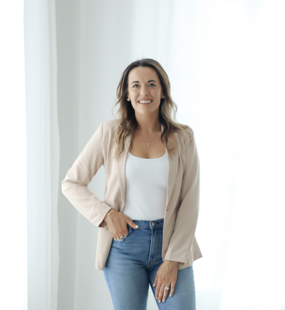Woman smiling