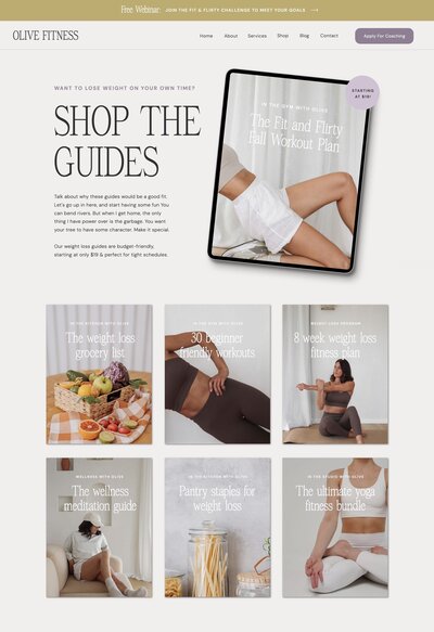 Jessie Main Shop Page
