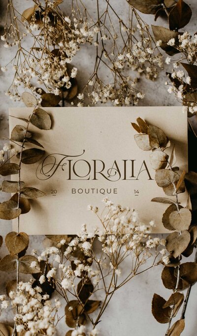 Hand Drawn Floral Logo and Branding