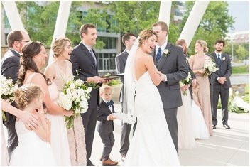 wedding ceremony at Wyche Pavilion