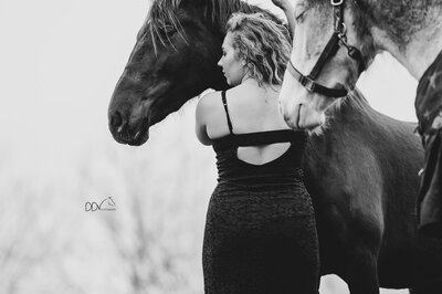 Artistieke fotoshoot samen met je paard | Paarden fotograaf Noord-Nederland