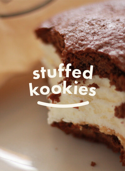 Stuffed Kookies cookie bakery branding logo photography 3-10