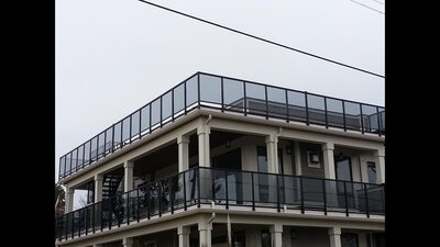 Framed Glass Railing