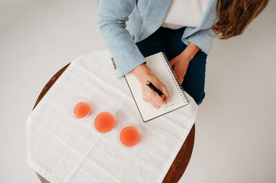 Sensory Evaluation of Food book being opened