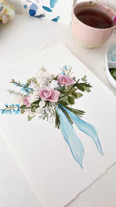 wedding-bouquet-painting-custom-5