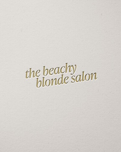 Timeless brand design for a hair salon, focusing on clean lines and sophisticated aesthetics.