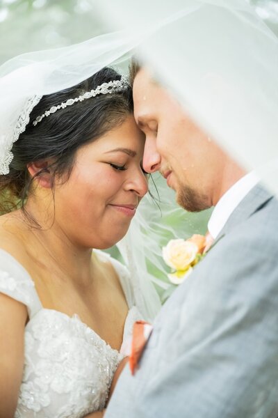 formal portrait wedding couple