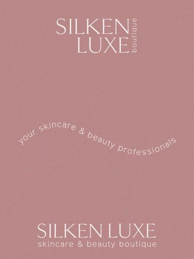 Silken Luxe Logo suite on dark pink-03