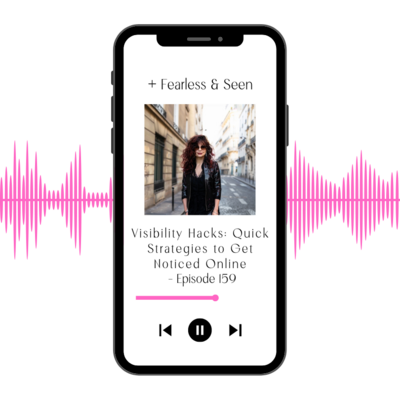 IPhone showing Podcast Element in Star of Rock Template Representing  a Bold and Edgy Style