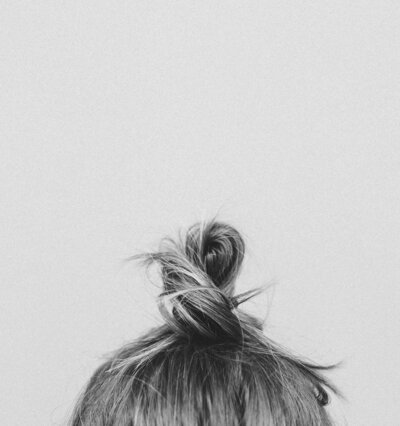 MessyBun_2_CurateHer_BW_Portrait