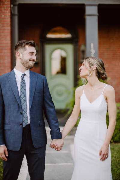 nashville wedding couple portraits at february wedding at richland country club