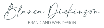 Blanca Dickinson web design logo