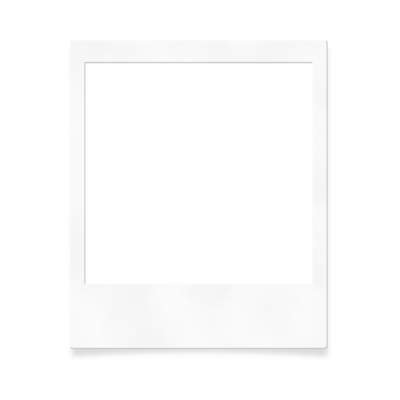 A polaroid frame.