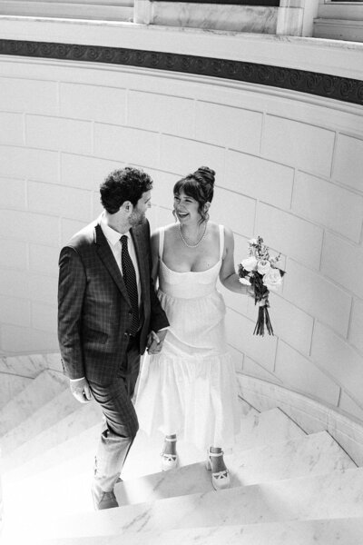 A portland Maine city hall wedding Photographed by Hattie Mae Photography