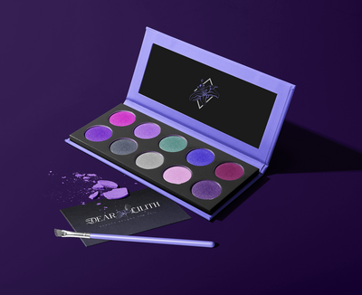 Purple Eyeshadow Palette Gothic Brand