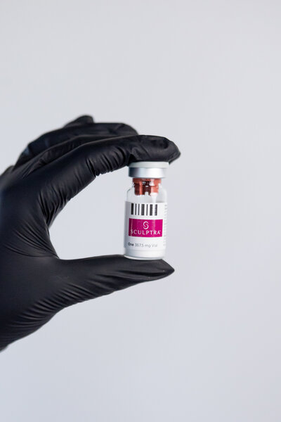 bottle of botox
