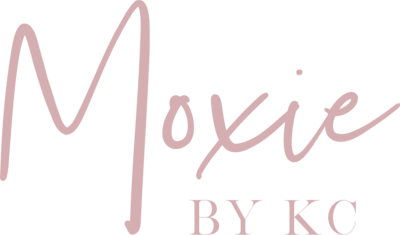 The logo for Moxie by KC, the multi-award winning best salon in Kansas City for curls, color, and extensions