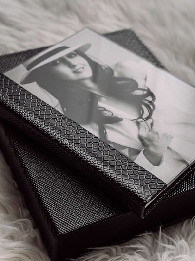 A Langley photographer showcases her album options