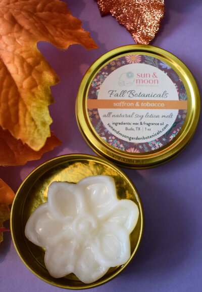 sun-and-moon-garden-botanicals-fall-saffron-tobacco-floral-lotion-melt-top-seperate