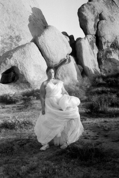 Bride B&W | Nicole Chapman Design
