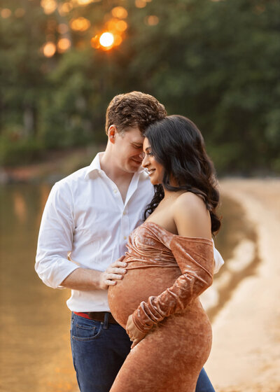 Dreamy maternity session at The Providence Cotton Mill
