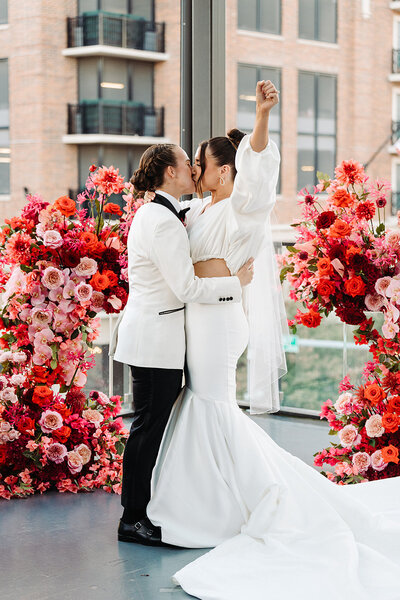 LGBTQ wedding ceremony at Riley Building Downtown Austin planned by Bianca Nichole and Co 