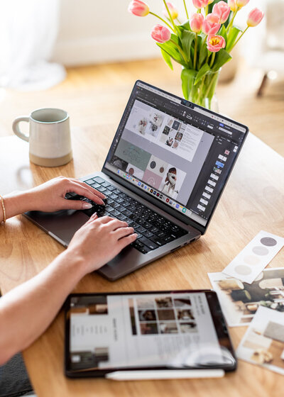 LisaH graphic design branding package