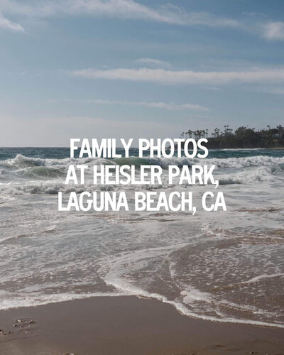 beach family photoshoot locations in oc