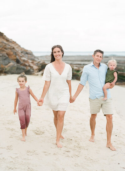 Jervis Bay beach family portraits