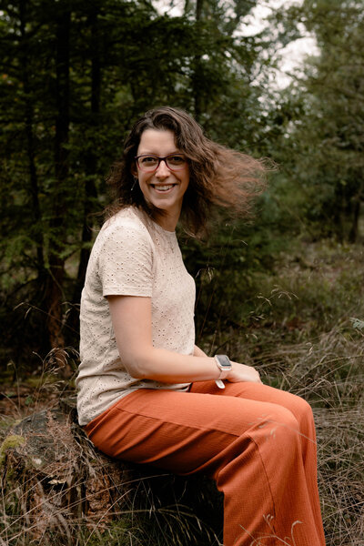 Portretfoto van fotograaf joenne het gezicht achter Jij en ik fotografie